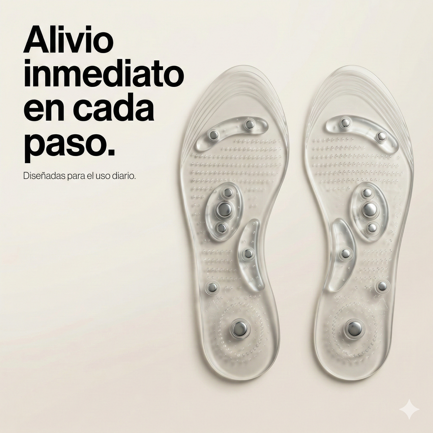 Plantillas magnéticas de gel Habita - vista superior