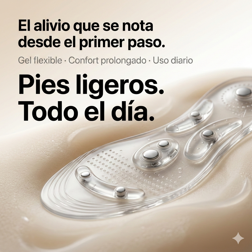 Plantillas de gel Habita recortables para alivio del dolor de pies